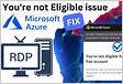 How to create azure account youre not eligible for an azure